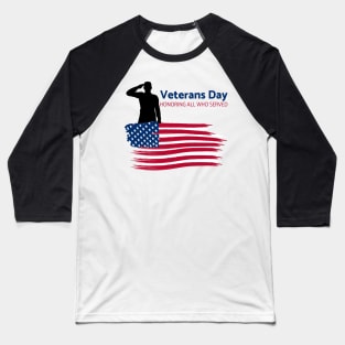 Veterans Day Baseball T-Shirt